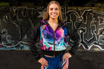 Esoverse Light Womens Zip Cropped Hoody